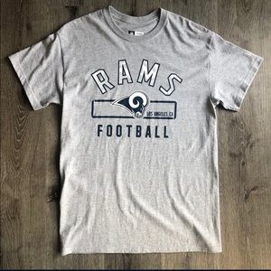 Los Angeles Rams NFL Team Apparel Shirt Gray Size Medium